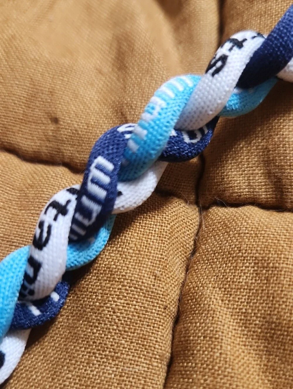 Kids Blue Twist Sports Necklace - Unbranded